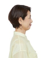 えがお美容室 大人に似合う◎艶感ショートボブ