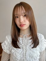 マッシュ チャヤマチ(MASHU chayamachi)&nbsp;柔らか透明感/ブリーチなし/オリーブブラウン/大阪梅田
