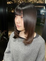 ジアン バイ ミルボン 西宮ガーデンズプラス(GIEN by milbon)&nbsp;ハッシュカット/グレージュ/デザインカラー/西宮北口