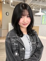 ルトワフクロマチ(Lutowa Fukuromachi)&nbsp;ダークパープル/ナチュラルショート/ミルクブラウン/秋/袋町