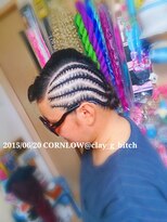 クレイジービッチ(CLAY G BITCH)&nbsp;【￥800~】仙台コーンロー ヘアアレンジ 結婚式 編み込み