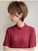 30.40代にオススメ×丸みのあるひし形ショート◎