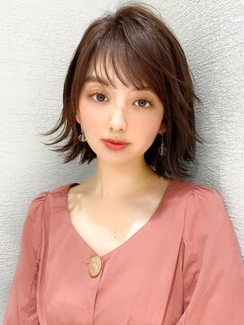 ラルユー 金山(LallYou) 前髪/ラベンダーカラー/イメチェンヘアスタイル/外ハネ