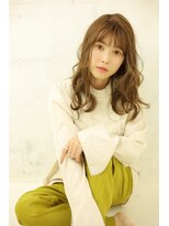 リベラル(liberal)&nbsp;くすみ　ネビージュ　大人かわいい艶髪/抜け感ヘア[30代/40代]