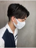 men's センターパート