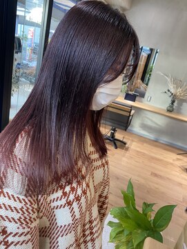 ヤエカ(yaeca) ボルドーピンク