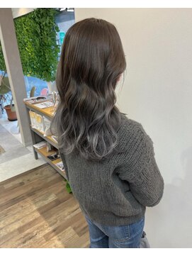 ヘアーザラブズラフズ オーガニカ 北九州(HAIR THE LOVES LAUGHS ORGANICA) ハイグレイカラー×グラデーション＊