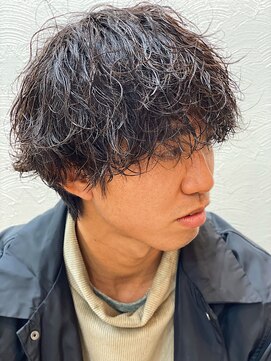 スウェル 船橋店(Swell) ハイライト/マッシュパーマ/束感/波巻き/メンズ