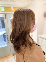 ムーン(moon) #グレーベージュ#レイヤーロング#アッシュカラ#アッシュブラック