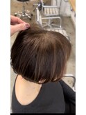 【カット+白髪ぼかし+トリートメント15400円】