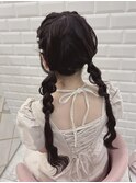 編み込みおさげヘア＊まゆ