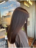 オン眉ストレート
