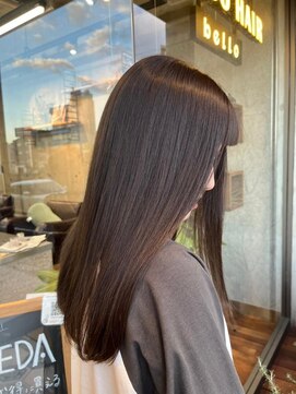 ディスコヘアー ベッロ(DISCO HAIR bello) オン眉ストレート