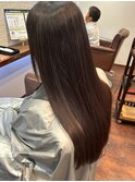 大人の髪質改善ストレート♪