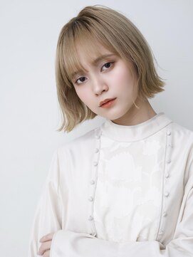 ボヌール 銀座並木通り店(Bonheur) 【銀座有楽町】ぱつっとボブで作るくびれ巻きスタイル