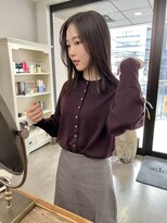 デヴェロペ(Devellope.)&nbsp;ストレート　ミディアム　レイヤーカット