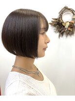ジェムヘアスタジオ 湘南平塚南口店(Gem Hair Studio)&nbsp;大人可愛い丸みシルエットボブ【Gem 神原】