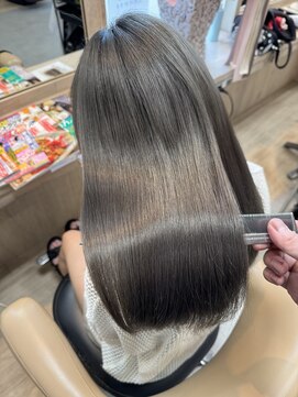 ラディシュ さがみ野(RADISH) ショコラブラウン髪質改善カラー夏レイヤー透明感艶髪