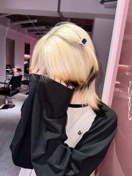 ダズリングディア(Dazzling Deer) ショート/ボブ/オレンジ/ブラウン/ルーツカラー/大人ボブ