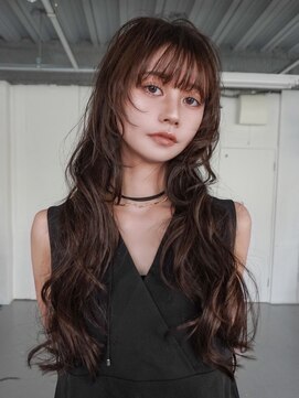 スミス 秋葉原(Smith) レイヤーカットハッシュカット顔まわりミディアムロング