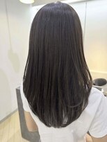 ユニ バイ マグ 長野店(Uni.by Mag) 似合わせレイヤーカット×ブリーチなし暗髪透明感カラー