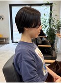 島田/ハンサムショート 大人ショート 白楽 黒髪ショート髪質改善