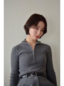 シーン(SCENE) [天神今泉/黒髪カタログ/クラゲヘアー/オリーブグレー]