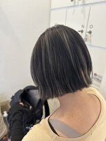 ルシード スタイル レクラ 栄生店(L'UCIDO STYLE L'eclat) ハイライト×ミニボブ