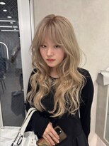 ロンド マーレ 天神大名店(Lond mare)&nbsp;大人ガーリー/ミディアムレイヤーカット/似合わせカット