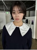 耳にかけても可愛い　タッセルボブ