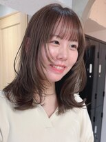 ローレン(LOREN) 透明感髪質改善ベージュダブルカラーミルクティーグレージュ