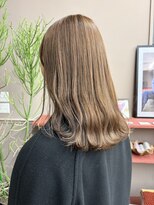 フェンヘアーアイス 中目黒(Fen.hair ici)&nbsp;大人美人艶カラーベージュ小顔カット透明感レイヤーロング