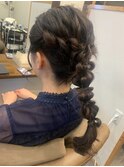 ヘアセット/ヘアアレンジ/上品ポニーテール/結婚式/宇都宮/雀宮