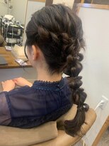 ブリスバイナチュラル(Bliss by Natural) ヘアセット/ヘアアレンジ/上品ポニーテール/結婚式/宇都宮/雀宮
