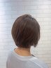 【染めるたび美しい髪へ】プレトワカラー＋デザインカット￥13750