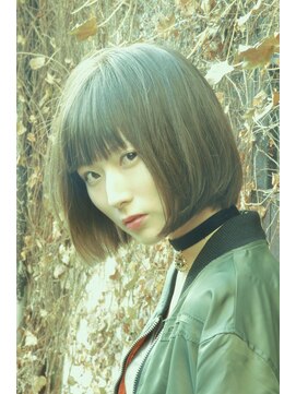 ファヴォリ(favori) 【favori 自由が丘】モーブカラー透明感ボブスタイル