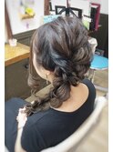 (久留米/村山)サイド編み下ろしアレンジ(^^)