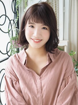 ヘア ジュレ ドゥ(hair jurer deux) 【ヘアジュレドゥ 安江】 大人くせ毛風こなれ女子ショートボブ