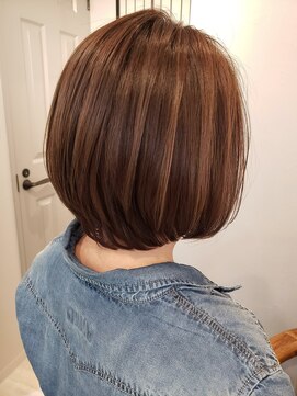 ヘア ケア ディエイチケー(HAIR CARE DHK) 大人可愛いひし形ショートボブ