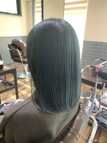 シェノンヘア(Chainon hair)&nbsp;ブリーチ×ダークブルー