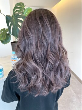 フェーディン(fa/din) ラベンダーグレージュバレイヤージュ