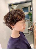 【紺野紘三】ハンサムショート韓国マッシュパーマ10代20代30代
