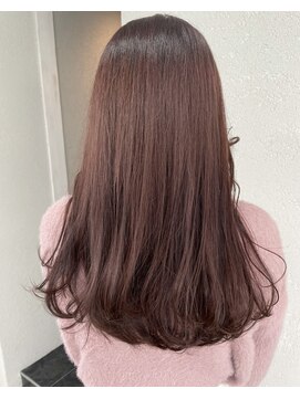 アジールヘア 所沢プロペ通り店(agir hair) ゆるふわレイヤーピンク