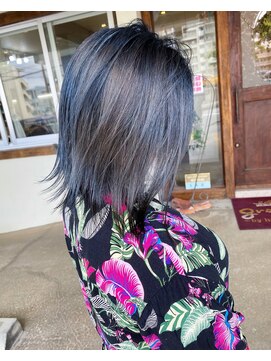 グランジュテ(grandjute) ネイビーバレイヤージュ☆