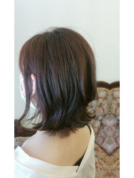 【☆電子Ｔｒ付き☆】カット＋カラー＋うるつやTｒ￥12100→￥10800