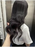 #ほんのりラベンダーのダークブラウン