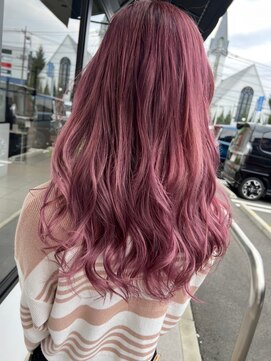 アース コアフュールボーテ 東松山店(EARTH coiffure beaute) ピンクカラーダブルカラー韓国