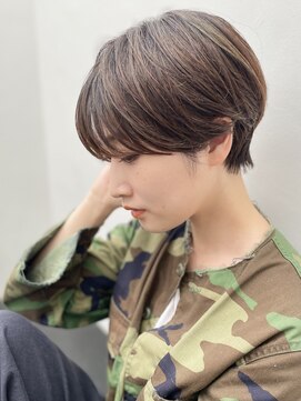 ドロップ(drop) ペールベージュ大人ショート/アースカラー/20代/30代/40代