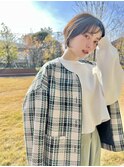 大人可愛い20代30代小顔丸みショート