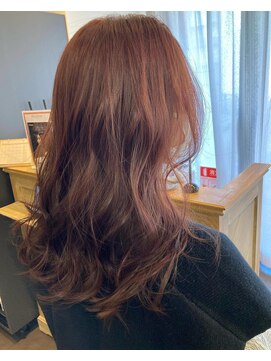 モラ 神楽坂(Mora) ふんわりカール/ピンクブラウン